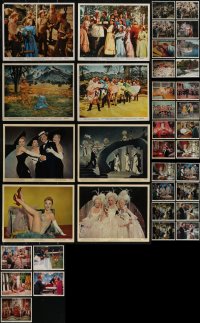 2x0666 LOT OF 45 COLOR 8X10 STILLS 1950s great scenes from a variety of different movies!