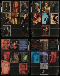 2x0432 LOT OF 15 HAMMER HORROR ENGLISH TRADING CARDS 1990s Christopher Lee as Dracula & more!