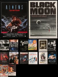 2x0857 LOT OF 16 FORMERLY FOLDED FRENCH 15X21 POSTERS 1960s-2000s a variety of cool movie images!