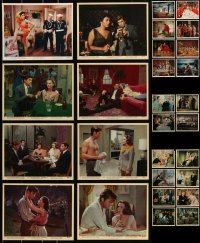 2x0667 LOT OF 44 COLOR 8X10 STILLS 1950s-1960s great scenes from a variety of different movies!