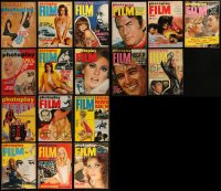 2x0360 LOT OF 17 1960S ENGLISH PHOTOPLAY MOVIE MAGAZINES 1960s filled with great images & articles!
