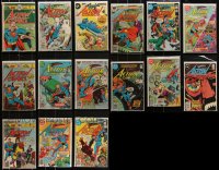2x0236 LOT OF 15 ACTION COMICS COMIC BOOKS 1970s Superman featured in all of them!