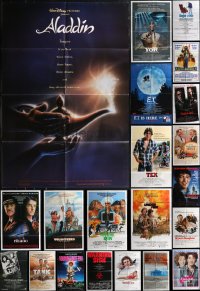 2x0046 LOT OF 57 FOLDED ONE-SHEETS 1970s-1990s great images from a variety of different movies!