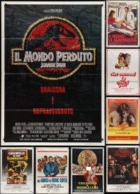 2x0560 LOT OF 12 FOLDED ITALIAN ONE-PANELS 1970s-1990s great images from a variety of movies!