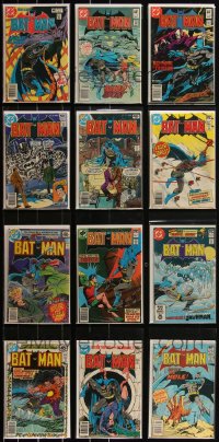 2x0209 LOT OF 21 BATMAN COMIC BOOKS 1960s-1980s Superman, The Sheikh, Robin, Man-Bat & more!
