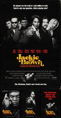 2x0997 LOT OF 5 UNFOLDED SINGLE-SIDED 27X40 JACKIE BROWN ONE-SHEETS 1997 Quentin Tarantino, Grier