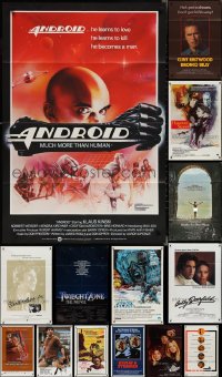 2x0108 LOT OF 14 FOLDED ONE-SHEETS 1970s-1980s great images from a variety of different movies!