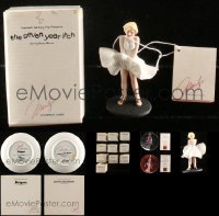 2x0540 LOT OF 12 MARILYN MONROE COLLECTIBLE PLATES & FIGURINES 1980s w/certificate of authenticity!