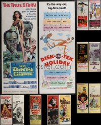2x0882 LOT OF 13 UNFOLDED 1960S INSERTS 1960s great images from a variety of different movies!