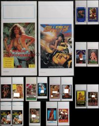 2x0904 LOT OF 19 FORMERLY FOLDED SEXPLOITATION ITALIAN LOCANDINAS 1990s sexy images with nudity!