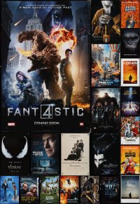 2x0930 LOT OF 27 UNFOLDED DOUBLE-SIDED 27X40 ONE-SHEETS 2010s-2020s a variety of cool movie images!