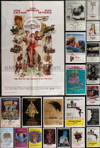 2x0026 LOT OF 81 FOLDED ONE-SHEETS 1970s-1980s great images from a variety of different movies!