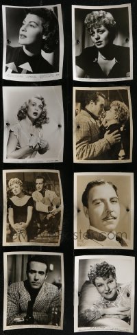 2x0669 LOT OF 31 8X10 STILLS 1930s-1970s great portraits of a variety of different movie stars!