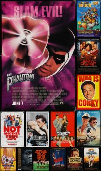 2x0968 LOT OF 20 UNFOLDED SINGLE-SIDED MOSTLY 27X40 ONE-SHEETS 1980s-2000s cool movie images!