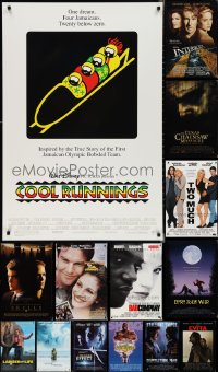 2x0971 LOT OF 20 UNFOLDED DOUBLE-SIDED MOSTLY 27X40 ONE-SHEETS 1990s-2000s cool movie images!