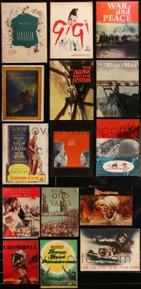 2x0422 LOT OF 15 SOUVENIR PROGRAM BOOKS 1920s-1960s images & info for a variety of movies!