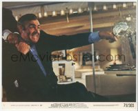 2y1796 DIAMONDS ARE FOREVER 8x10 mini LC #1 1971 Sean Connery as James Bond attacked from behind!
