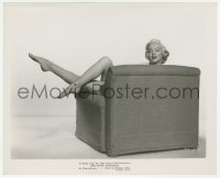 2y1902 SEVEN YEAR ITCH 8.25x10 still 1955 sexy Marilyn Monroe on chair showing her sexy legs!
