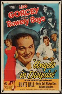 2y0651 ANGELS IN DISGUISE 1sh 1949 Leo Gorcey, Huntz Hall and the Bowery Boys!