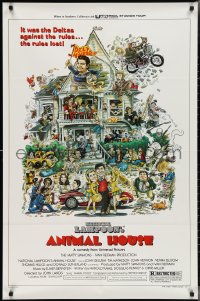 2y0653 ANIMAL HOUSE style B 1sh 1978 John Belushi, John Landis classic, art by Rick Meyerowitz!