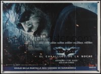 2y0269 DARK KNIGHT IMAX advance Argentinean 43x59 2008 huge close-up of Heath Ledger as the Joker!