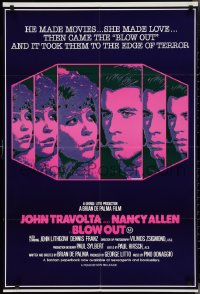 2y0399 BLOW OUT Aust 1sh 1982 John Travolta, Brian De Palma, the edge of terror, different!