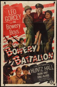 2y0671 BOWERY BATTALION 1sh 1951 Leo Gorcey, Huntz Hall & The Bowery Boys in the U.S. Army!