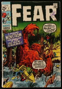 2y0525 ADVENTURE INTO FEAR #1 comic book November 1970 Monstrom, dweller in Black Swamp, 1st issue!