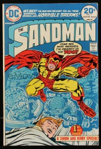 2y0561 SANDMAN #1 comic book Winter 1974 first DC issue, A Simon and Kirby Special!