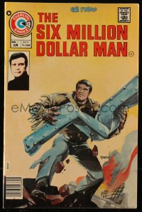 2y0562 SIX MILLION DOLLAR MAN #1 comic book June 1976 great Joe Gill cover art, first issue!