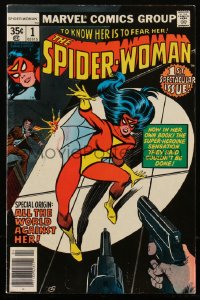 2y0564 SPIDER-WOMAN #1 comic book April 1978 Joe Sinnott art, special origin, 1st spectacular issue!