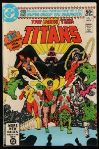 2y0568 TEEN TITANS #1 comic book November 19801st collector's item issue, super-group you demanded!
