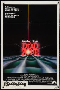 2y0695 DEAD ZONE 1sh 1983 David Cronenberg, Stephen King, he has the power to see the future!