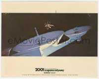2y1740 2001: A SPACE ODYSSEY Cinerama color English FOH LC 1968 Kubrick, astronaut by satellites!