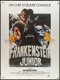 2y0060 YOUNG FRANKENSTEIN French 1p 1975 Mel Brooks, Gene Wilder, Peter Boyle, Frankenstein Junior!