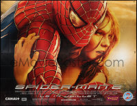 2y0019 SPIDER-MAN 2 French 8p 2004 close up of superhero Tobey Maguire & Kirsten Dunst, Sam Raimi!