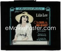 2y1700 CRUISE OF THE MAKE-BELIEVES glass slide 1918 great smiling portrait of pretty Lila Lee!
