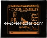 2y1706 DON'T CHANGE YOUR HUSBAND glass slide 1919 Gloria Swanson, directed by Cecil B. DeMille!