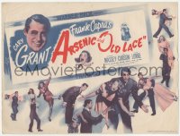2y1631 ARSENIC & OLD LACE herald 1944 Cary Grant, Priscilla Lane, Frank Capra classic, very rare!
