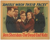 2y1086 ANGELS WASH THEIR FACES LC 1939 Ann Sheridan hugging brother Frankie Thomas, ultra rare!
