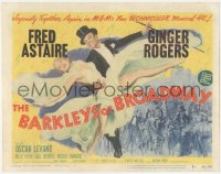 2y0954 BARKLEYS OF BROADWAY TC 1949 best art of Fred Astaire & Ginger Rogers dancing in New York!