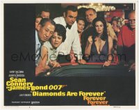 2y1133 DIAMONDS ARE FOREVER LC #5 R1980 Sean Connery as James Bond & sexy Lana Wood at craps table!