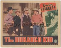 2y1143 DURANGO KID LC 1940 cowboy Charles Starrett with gun drawn by three other men!