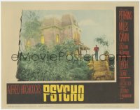 2y1282 PSYCHO LC #3 1960 Alfred Hitchcock, most desired iconic far shot of Anthony Perkins by house!
