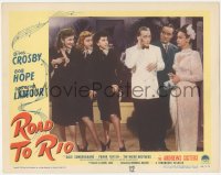 2y1289 ROAD TO RIO LC #1 1948 Bob Hope, Bing Crosby, Dorothy Lamour & The Andrews Sisters!