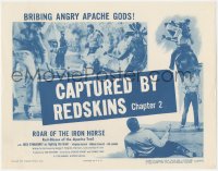 2y1042 ROAR OF THE IRON HORSE chapter 2 TC 1951 Jock Mahoney, Captured by Redskins, Columbia serial!