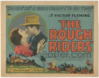 2y1044 ROUGH RIDERS TC 1927 Charles Farrell & Mary Astor, cool art of Teddy Roosevelt, very rare!