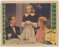2y1294 SADIE McKEE LC 1934 maid Joan Crawford serves Franchot Tone & wife Helen Ware, ultra rare!