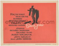 2y1045 SAINT JOAN TC 1957 Joan of Arc, directed by Otto Preminger, wonderful Saul Bass art!
