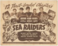 2y1046 SEA RAIDERS TC 1941 Dead End Kids & Little Tough Guys serial, 12 thrill-loaded chapters!